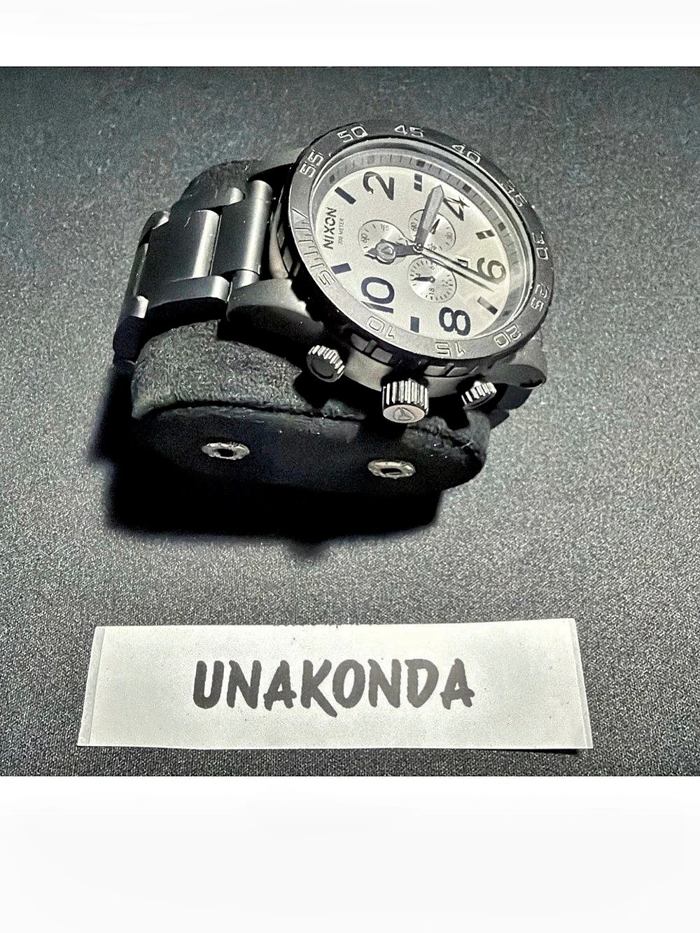 Nixon The 51-30 CHRONO Gunmetal 300m Analogue Divers Stainless Steel Men's watch - Picture 6 of 14